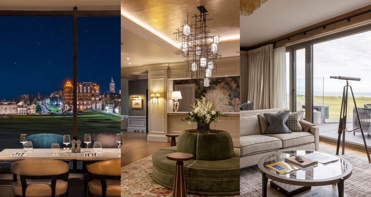 The Old Course Hotel, St Andrews: the hotel golfers aim over
